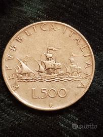 REPUBBLICA ITALIANA 500 Lire Caravelle 1959 