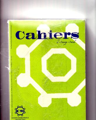 Cahiers di scienze sociali, anno II n. 3