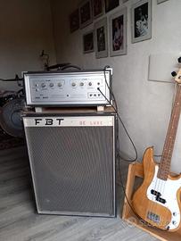 FBT 600 Jazz Bass Valvolare + Cassa FBT De Luxe