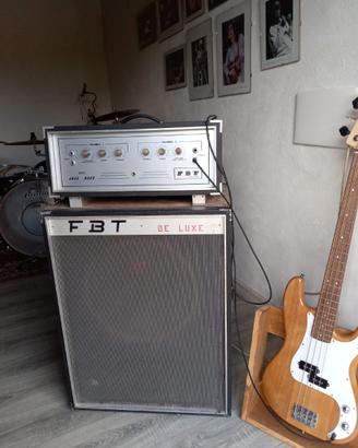 FBT 600 Jazz Bass Valvolare + Cassa FBT De Luxe