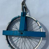 Ruota/ Puleggia Da Cantiere In Metallo Edilizia