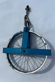 Ruota/ Puleggia Da Cantiere In Metallo Edilizia