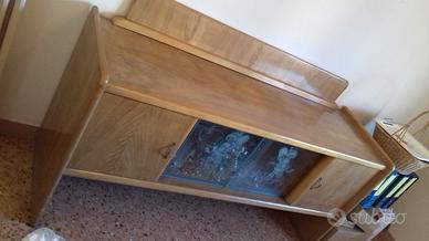 credenza in legno di faggio art Decò italiana
