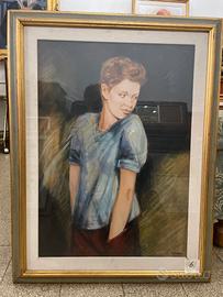 Quadro pittore dipinto a mano Vintage