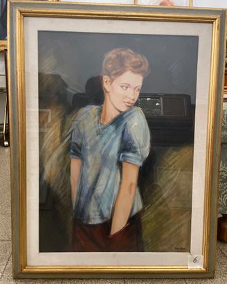 Quadro pittore dipinto a mano Vintage