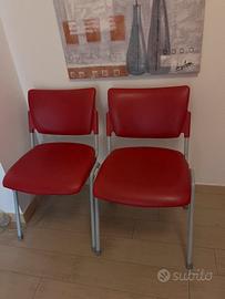 6 sedie attesa -divanetto e portariviste