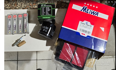 Suzuki V-Strom 2017/19 Candele - Filtro olio-aria