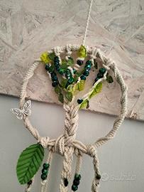 Acchiappasogni fatto a mano albero della vita