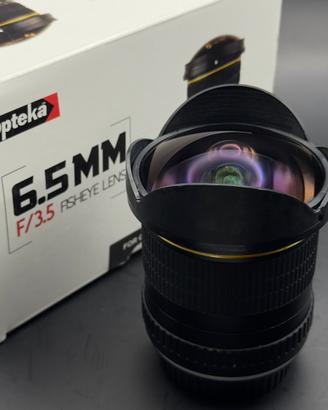 Opteka 6.5mm f/3.5 Fish-Eye CS per Canon EF / EF-S