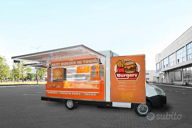 Food truck con allestimento personalizzato