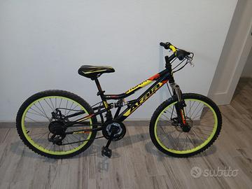 Bicicletta MTB Atala 24" Biammortizzata 