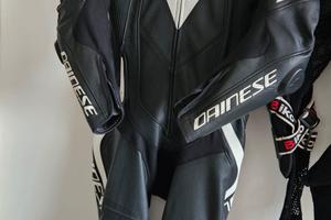 Tuta moto Dainese Laguna Seca 4 + guanti a scelta
