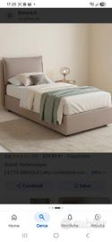 letto singolo contenitore 