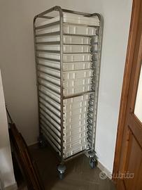 Carrello cucina professionale