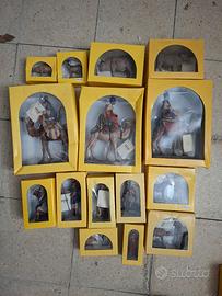 Presepe del prado, 42 pezzi in resina in totale 