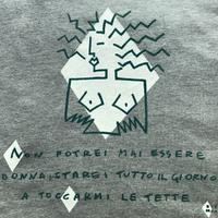 T-shirt uomo Jerzees 363 grigia stampata XL