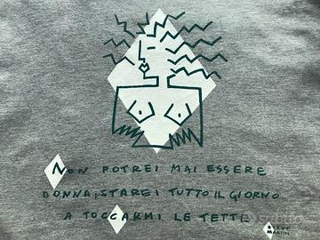 T-shirt uomo Jerzees 363 grigia stampata XL