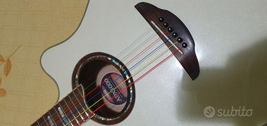 Chitarra elettroacustica yamaha apx 1000 pw nuova
