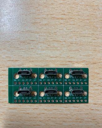 Micro USB pin maschio 10 pezzi