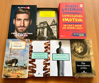 Libri Vari (Calvino, Verga, Poe, Doyle, Goleman)