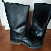 stivale donna , sportivo , cuoio.ms 37