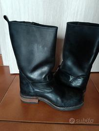 stivale donna , sportivo , cuoio.ms 37