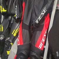 TUTA DAINESE TOSA 1 PCS BLACK/FLUO-RED/WHITE