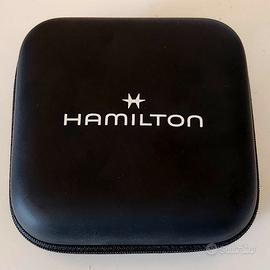 Custodia Hamilton da viaggio in ecopelle nera