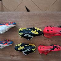 Scarpette da calcio nike adidas diverse taglie