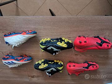 Scarpette da calcio nike adidas diverse taglie