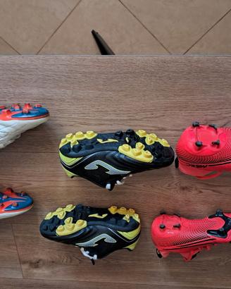 Scarpette da calcio nike adidas diverse taglie