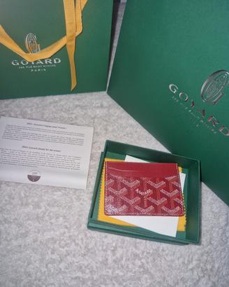 portacarte goyard bordeaux originale