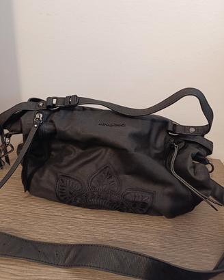 Borsa Desigual in tessuto nera a tracolla 
