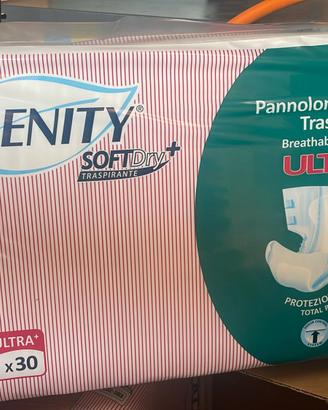 Pannoloni Serenity SoftDry Taglia L  30 pz
