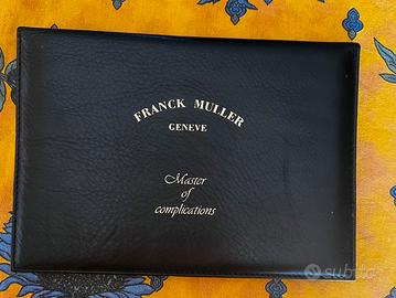 Porta documenti Franck Muller in pelle