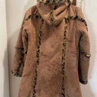 cappotto in finto montone