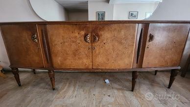 Madia antica con specchio 