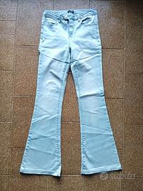 Jeans pantaloni Zuiki, taglia 42 donna a zampa