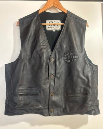 Gilè Harley-Davidson in vera pelle - Taglia XXL