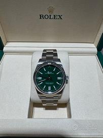 Rolex OP 134300 verde nuovo 41mm