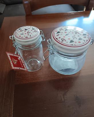 mercury set 2 barattoli natale 