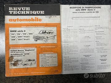 Manuale officina BMW serie 3 E21-E30
