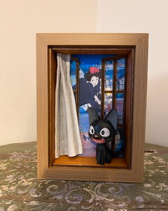 Quadretto 3d Jiji - Kiki’s Delivery Service