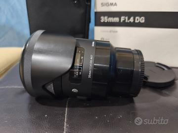 SIGMA 35 mm F 1.4 DG HSM per Sony E