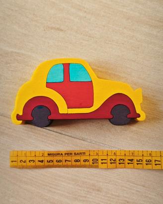 puzzle in legno automobile del Signor Blum Venezia