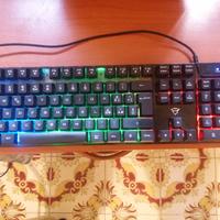 Kit Trust Tastiera+Mouse Gaming RGB anti ghosting
