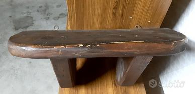2 mensole in legno stile arte povera