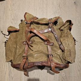zaino ww2 originale in pelle