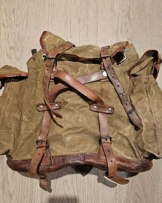 zaino ww2 originale in pelle