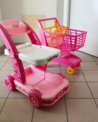 Carrelli giocattolo Barbie 